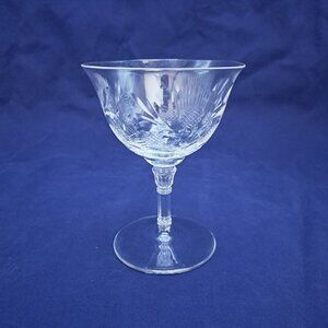Rock Sharpe RKA5-1 Crystal Champagne Coupe Thistle Design
